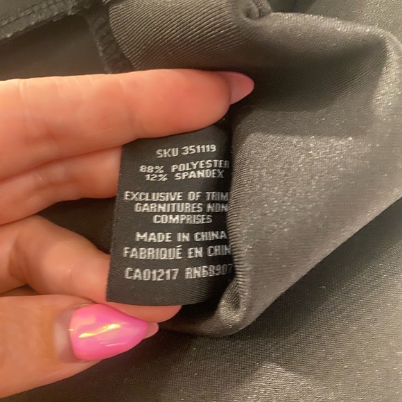 laser cut le chateau skirt black sz 10 - Picture 5 of 8